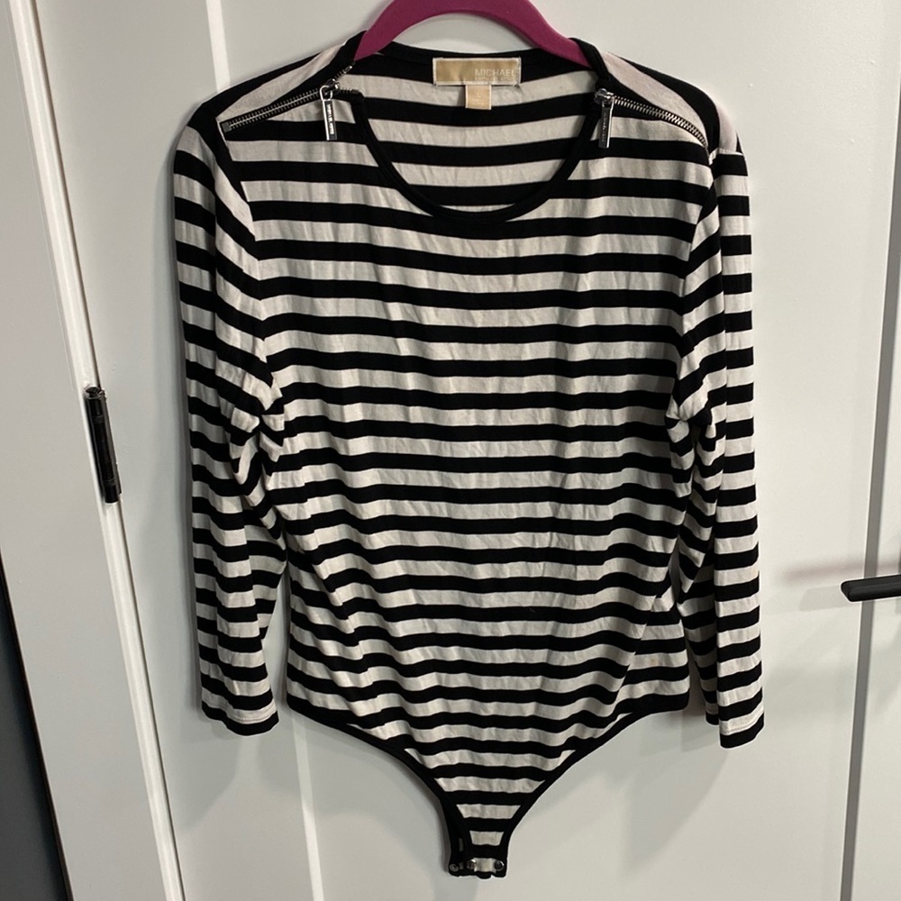 Michael Kors 3/4 Sleeve Bodysuit